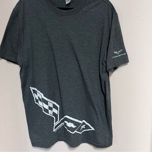 Corvette T-shirt - New Agenda - 2XL Charcoal / Black EUC